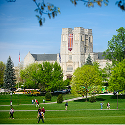 Burruss Hall Burruss Hall in spring